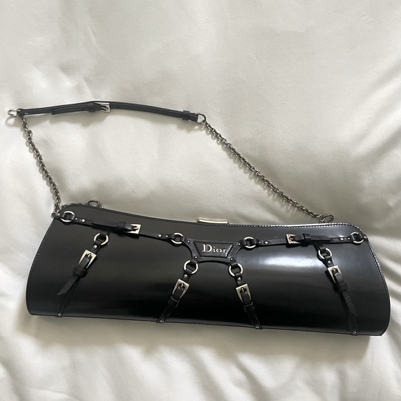Dior Handbags - 100% Authentic Vintage Christian Dior patent leather shoulder or clutch bag.